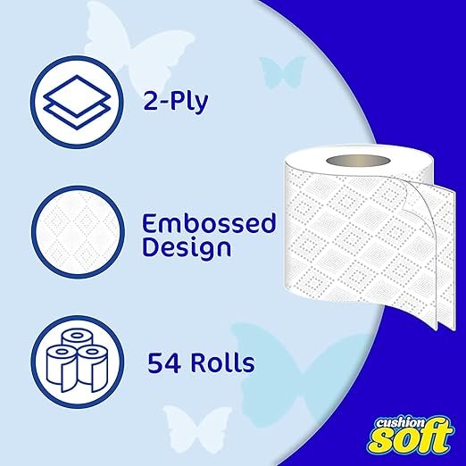 Cushion Soft Quilted Toilet Tissue - Image 3