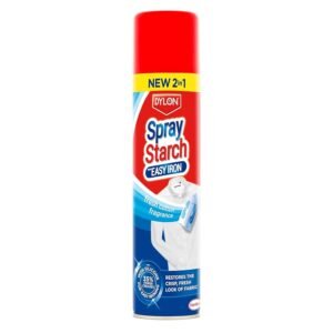 Dylon Easy Iron Spray Starch, Fresh Cotton Fragrance, 300ml