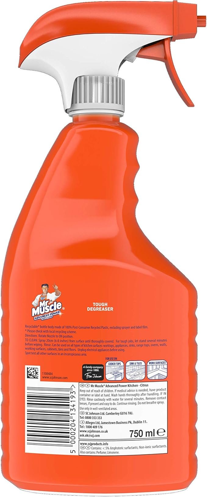 Mr Muscle Kitchen Cleaner - Image 2